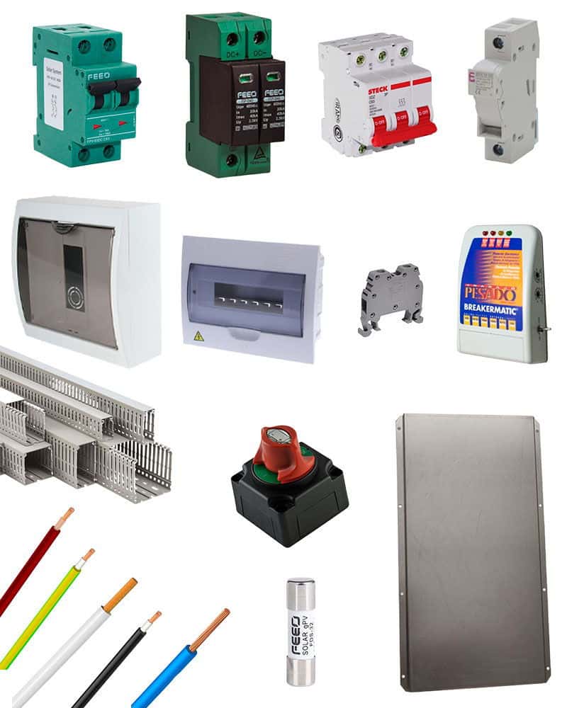 Kit Material Electrico 19500W 48VDC 208VAC 32A MPPT AutoSolar