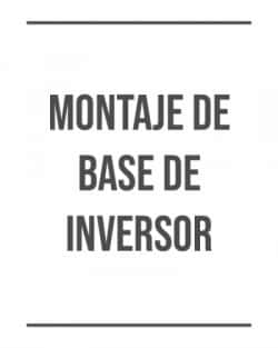 Montaje de Base de Inversor