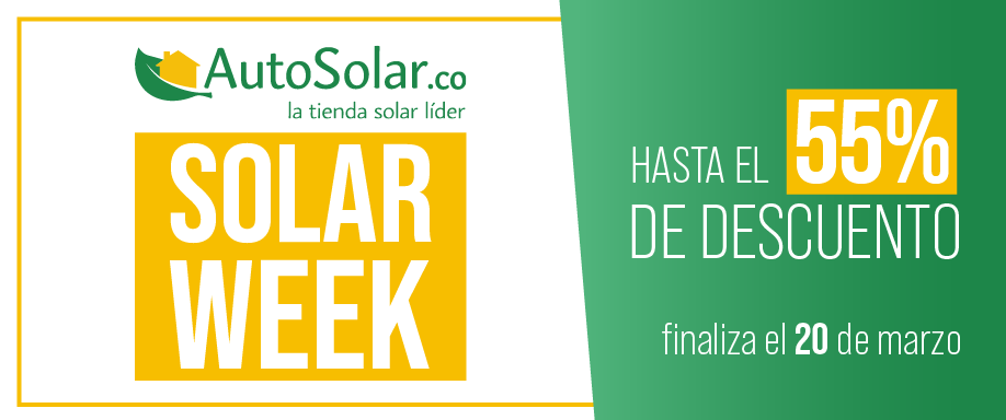 ¡Solar Week 2022! Descuentos de hasta el 55% en AutoSolar