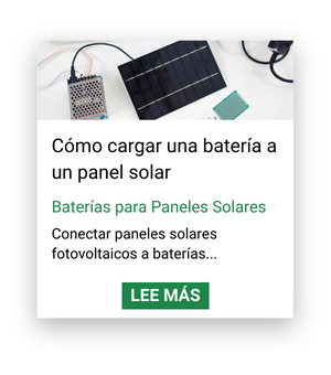 Cómo cargar una batería a un panel solar
