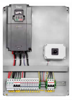 Control Bombeo Solar 400V INVT 15kW IP65 50M