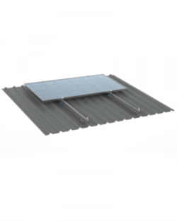 Estructura Cubierta Metálica Trapezoidal 1 panel solar Falcat