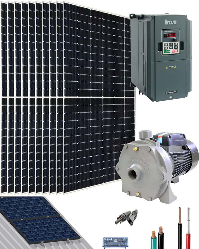 Kit Bombeo Solar Centrífuga hasta 3HP 220V