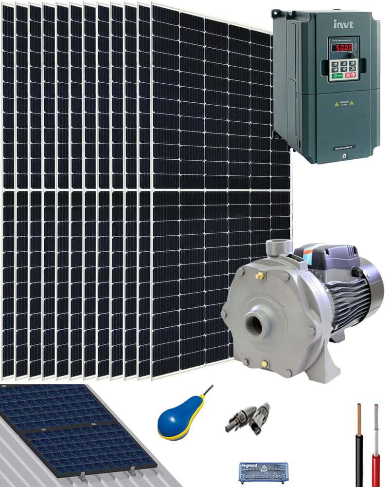 Kit Bombeo Solar Centrífuga hasta 7.5HP 440V