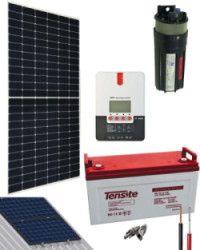 Kit Bombeo Solar Sumergible 24VDC