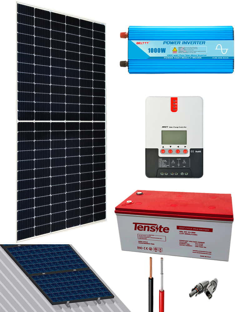 Kit Solar 1000W 12V 1700Whdía