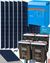 Kit Solar 3000W 24V 10200Whdía Victron