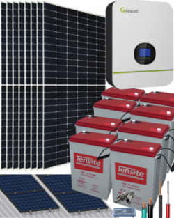 Kit Solar 3000W 24V 18000Whdía