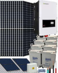 Kit Solar 6000W 48V 24100Whdía con Batería UZV