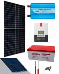 Kit Solar 600W 12V 2000Whdía