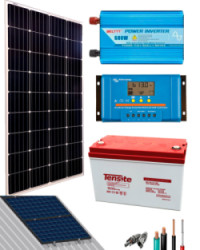 Kit Solar Fotovoltaico 600W 12VDC 670Whdía