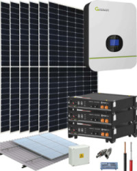 Kit Solar Litio 3000W 48VDC 10500Whdía