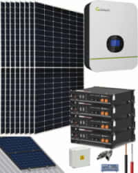 Kit Solar Litio 3000W 48VDC 11500Whdía