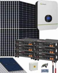 Kit Solar Litio 3000W 48VDC 14400Whdía