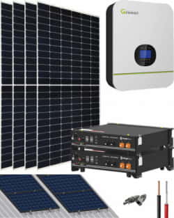 Kit Solar Litio 3000W 48VDC 5700Whdía