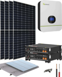Kit Solar Litio 3000W 48VDC 7000Whdía