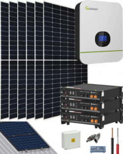 Kit Solar Litio 3000W 48VDC 8600Whdía