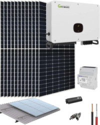 Kit Solar OnGrid 10000W 45000Whdía Growatt