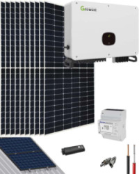 Kit Solar OnGrid 30000W 103000Whdía Growatt Trifásico