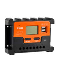 Controlador Carga 30A PWM 12-24V LCD